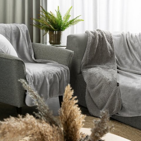 KOC TEDY 150 X 200 CM SREBRNY