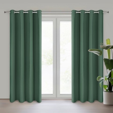 ZASŁONA GOTOWA ADARI 140 X 250 CM CIEMNOZIELONY ZASŁONA GOTOWA ADARI 140 X 250 CM CIEMNOZIELONY