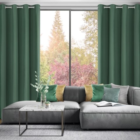 ZASŁONA GOTOWA ADARI 140 X 250 CM CIEMNOZIELONY ZASŁONA GOTOWA ADARI 140 X 250 CM CIEMNOZIELONY
