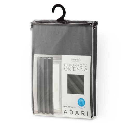 ZASŁONA GOTOWA ADARI 140 X 250 CM GRAFITOWY ZASŁONA GOTOWA ADARI 140 X 250 CM GRAFITOWY