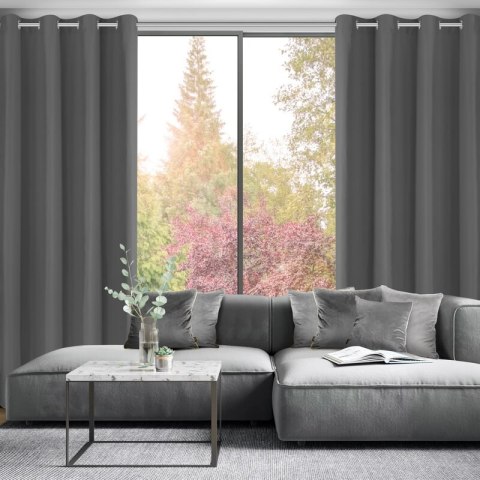 ZASŁONA GOTOWA ADARI 140 X 250 CM GRAFITOWY ZASŁONA GOTOWA ADARI 140 X 250 CM GRAFITOWY