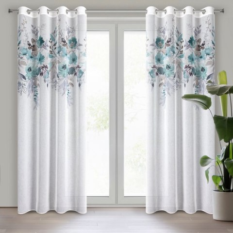 ZASŁONA GOTOWA D91 GRETA 140 X 250 CM BIAŁY ZASŁONA GOTOWA D91 GRETA 140 X 250 CM BIAŁY