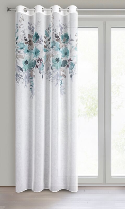 ZASŁONA GOTOWA D91 GRETA 140 X 250 CM BIAŁY ZASŁONA GOTOWA D91 GRETA 140 X 250 CM BIAŁY