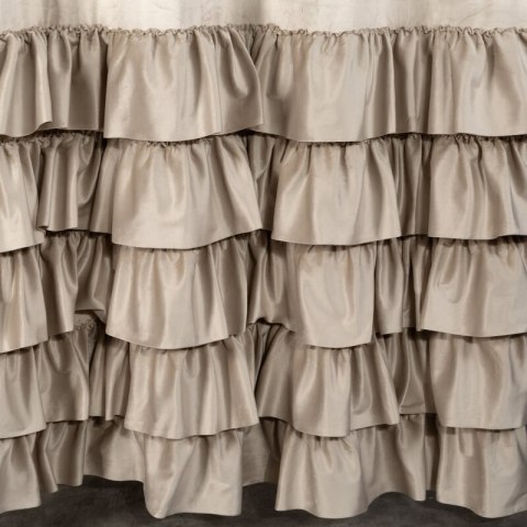 ZASŁONA GOTOWA DANI NA TAŚMIE 140 X 270 CM BEŻOWY ZASŁONA GOTOWA DANI NA TAŚMIE 140 X 270 CM BEŻOWY