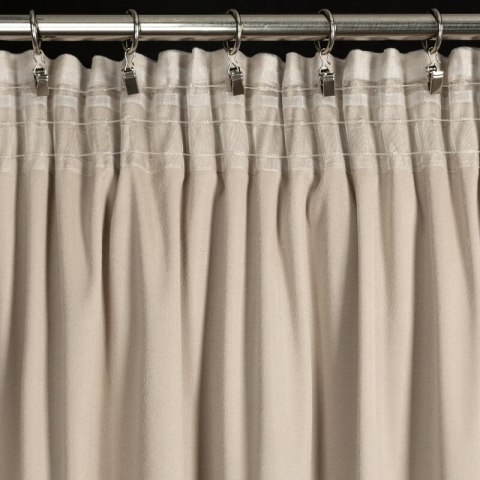 ZASŁONA GOTOWA DANI NA TAŚMIE 140 X 270 CM BEŻOWY ZASŁONA GOTOWA DANI NA TAŚMIE 140 X 270 CM BEŻOWY