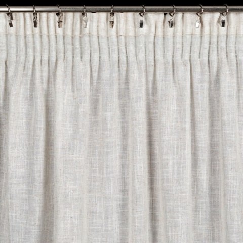 ZASŁONA GOTOWA KARLI NA TAŚMIE 140 X 270 CM NATURALNY ZASŁONA GOTOWA KARLI NA TAŚMIE 140 X 270 CM NATURALNY