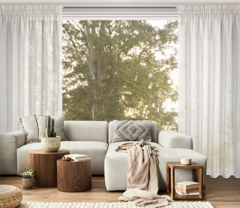 ZASŁONA GOTOWA KARLI NA TAŚMIE 140 X 270 CM NATURALNY ZASŁONA GOTOWA KARLI NA TAŚMIE 140 X 270 CM NATURALNY