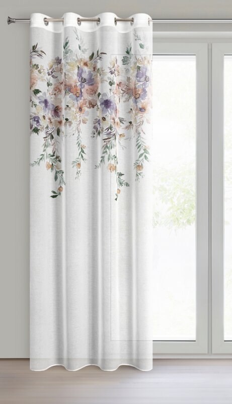 ZASŁONA GOTOWA MERLA 140 X 250 CM BIAŁY ZASŁONA GOTOWA MERLA 140 X 250 CM BIAŁY