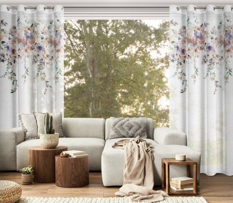 ZASŁONA GOTOWA MERLA 140 X 250 CM BIAŁY ZASŁONA GOTOWA MERLA 140 X 250 CM BIAŁY