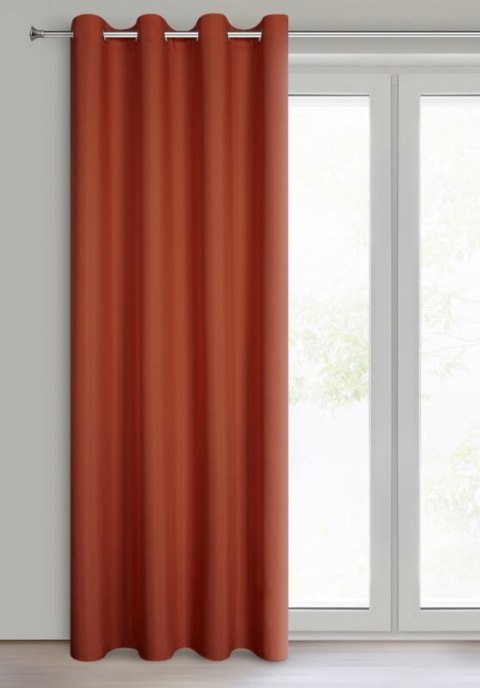 ZASŁONA GOTOWA RITA 140 X 250 CM CEGLASTY ZASŁONA GOTOWA RITA 140 X 250 CM CEGLASTY