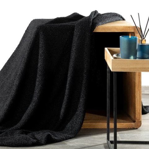 KOC BUKLA 200 X 220 CM CZARNY KOC BUKLA 200 X 220 CM CZARNY