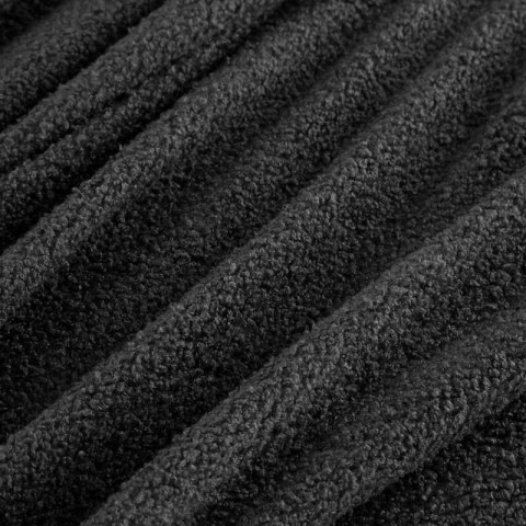 KOC BUKLA 200 X 220 CM CZARNY KOC BUKLA 200 X 220 CM CZARNY