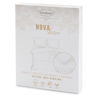 KOMPLET POŚCIELI RETRO 6 160 X 200 CM BIAŁY