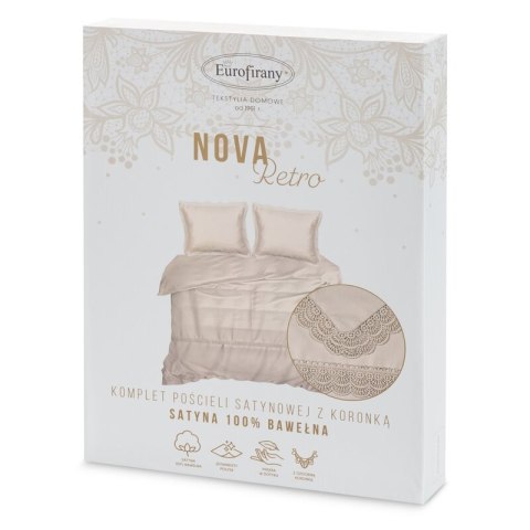 KOMPLET POŚCIELI RETRO 6 220 X 200 CM BEŻOWY