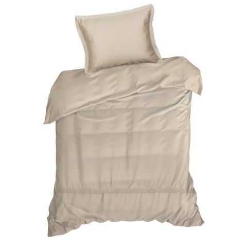 KOMPLET POŚCIELI RETRO 6 220 X 200 CM BEŻOWY