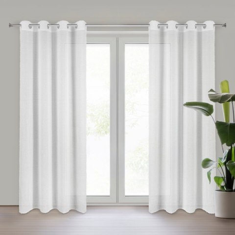 ZASŁONA GOTOWA AGIS 140 X 250 CM BIAŁY ZASŁONA GOTOWA AGIS 140 X 250 CM BIAŁY