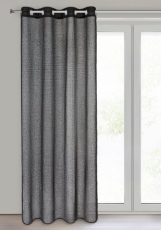 ZASŁONA GOTOWA AGIS 140 X 250 CM CZARNY