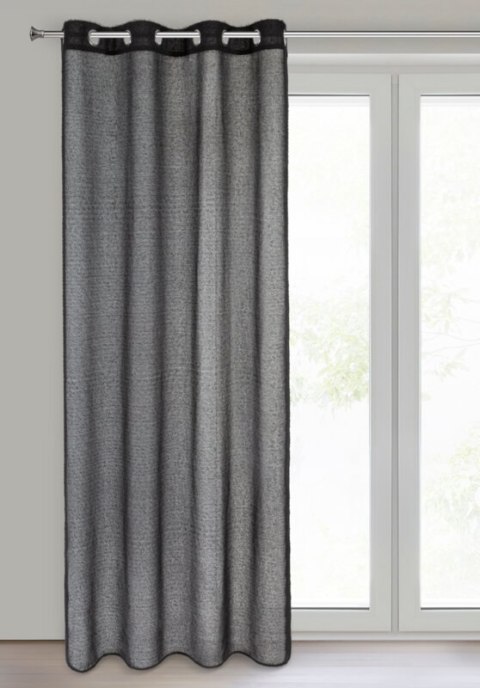 ZASŁONA GOTOWA AGIS 140 X 250 CM CZARNY ZASŁONA GOTOWA AGIS 140 X 250 CM CZARNY