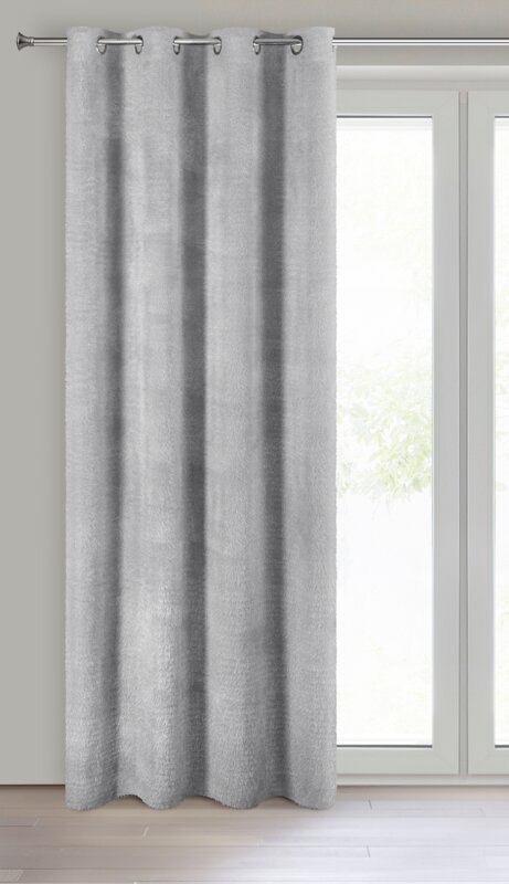 ZASŁONA GOTOWA AGIS 140 X 250 CM SREBRNY ZASŁONA GOTOWA AGIS 140 X 250 CM SREBRNY