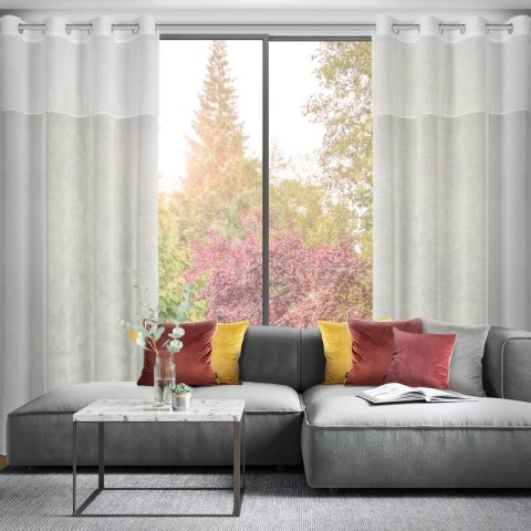 ZASŁONA GOTOWA AGIS 3 140 X 250 CM KREMOWY ZASŁONA GOTOWA AGIS 3 140 X 250 CM KREMOWY