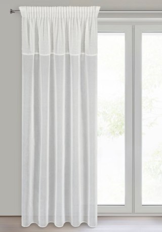 ZASŁONA GOTOWA AGIS 3 NA TAŚMIE 140 X 270 CM KREMOWY