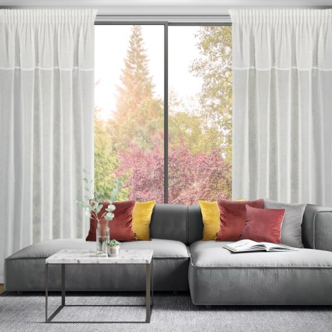 ZASŁONA GOTOWA AGIS 3 NA TAŚMIE 140 X 270 CM KREMOWY ZASŁONA GOTOWA AGIS 3 NA TAŚMIE 140 X 270 CM KREMOWY