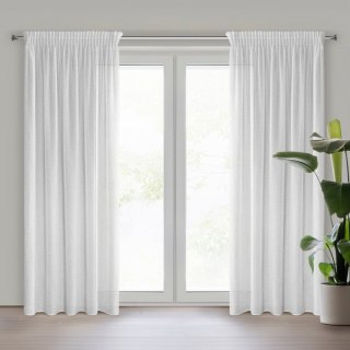 ZASŁONA GOTOWA AGIS NA TAŚMIE 140 X 270 CM BIAŁY