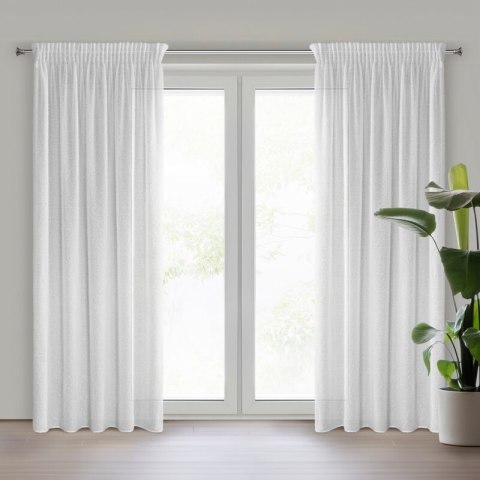 ZASŁONA GOTOWA AGIS NA TAŚMIE 140 X 270 CM BIAŁY ZASŁONA GOTOWA AGIS NA TAŚMIE 140 X 270 CM BIAŁY