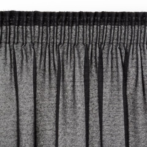 ZASŁONA GOTOWA AGIS NA TAŚMIE 140 X 270 CM CZARNY ZASŁONA GOTOWA AGIS NA TAŚMIE 140 X 270 CM CZARNY