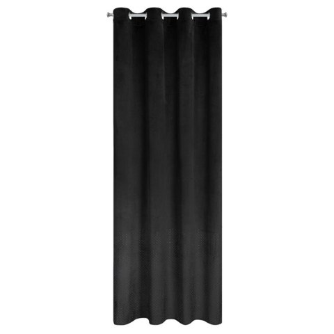 ZASŁONA GOTOWA ARIADNA 140 X 250 CM CZARNY ZASŁONA GOTOWA ARIADNA 140 X 250 CM CZARNY