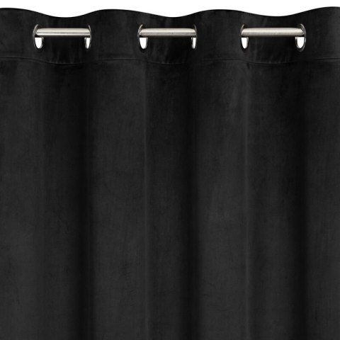 ZASŁONA GOTOWA ARIADNA 140 X 250 CM CZARNY ZASŁONA GOTOWA ARIADNA 140 X 250 CM CZARNY