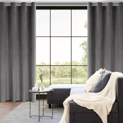 ZASŁONA GOTOWA ARIADNA 140 X 250 CM GRAFITOWY ZASŁONA GOTOWA ARIADNA 140 X 250 CM GRAFITOWY