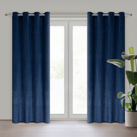 ZASŁONA GOTOWA ARIADNA 140 X 250 CM GRANATOWY ZASŁONA GOTOWA ARIADNA 140 X 250 CM GRANATOWY