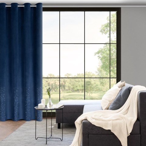 ZASŁONA GOTOWA ARIADNA 140 X 250 CM GRANATOWY ZASŁONA GOTOWA ARIADNA 140 X 250 CM GRANATOWY