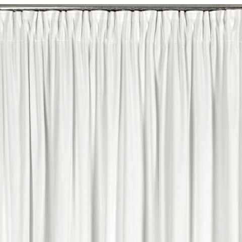 ZASŁONA GOTOWA CARLI NA TAŚMIE 140 X 250 CM BIAŁY ZASŁONA GOTOWA CARLI NA TAŚMIE 140 X 250 CM BIAŁY