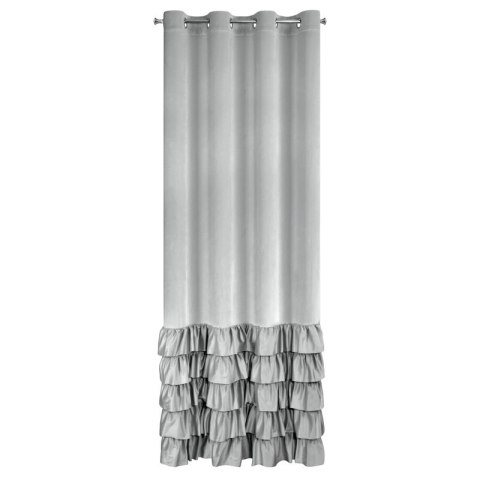 ZASŁONA GOTOWA DANI 140 X 250 CM SREBRNY ZASŁONA GOTOWA DANI 140 X 250 CM SREBRNY