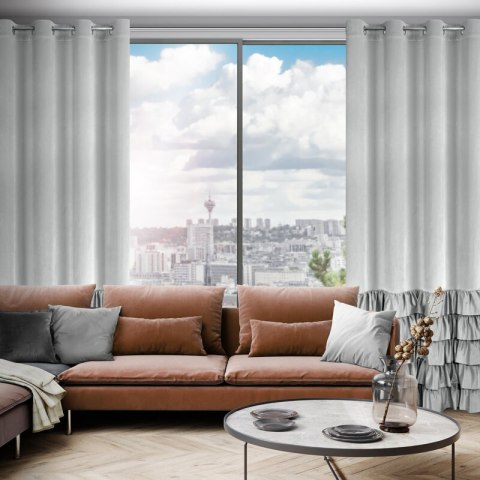 ZASŁONA GOTOWA DANI 140 X 250 CM SREBRNY ZASŁONA GOTOWA DANI 140 X 250 CM SREBRNY