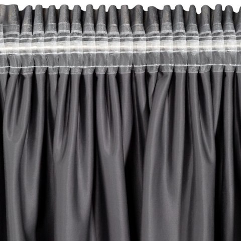 ZASŁONA GOTOWA ESTEL NA TAŚMIE 140 X 270 CM GRAFITOWY ZASŁONA GOTOWA ESTEL NA TAŚMIE 140 X 270 CM GRAFITOWY