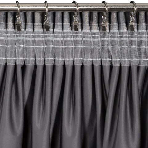 ZASŁONA GOTOWA ESTEL NA TAŚMIE 140 X 270 CM GRAFITOWY ZASŁONA GOTOWA ESTEL NA TAŚMIE 140 X 270 CM GRAFITOWY