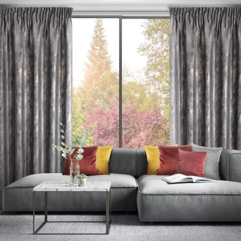 ZASŁONA GOTOWA ESTEL NA TAŚMIE 140 X 270 CM GRAFITOWY ZASŁONA GOTOWA ESTEL NA TAŚMIE 140 X 270 CM GRAFITOWY