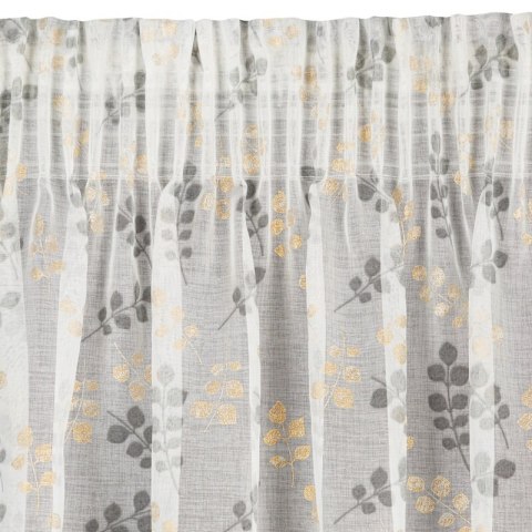 ZASŁONA GOTOWA MIRIAM NA TAŚMIE 140 X 270 CM BIAŁY ZASŁONA GOTOWA MIRIAM NA TAŚMIE 140 X 270 CM BIAŁY