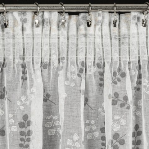 ZASŁONA GOTOWA MIRIAM NA TAŚMIE 140 X 270 CM BIAŁY ZASŁONA GOTOWA MIRIAM NA TAŚMIE 140 X 270 CM BIAŁY