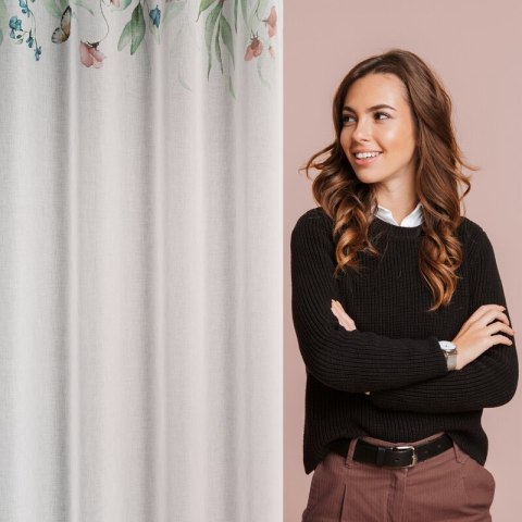 ZASŁONA GOTOWA RISA 140 X 250 CM BIAŁY ZASŁONA GOTOWA RISA 140 X 250 CM BIAŁY