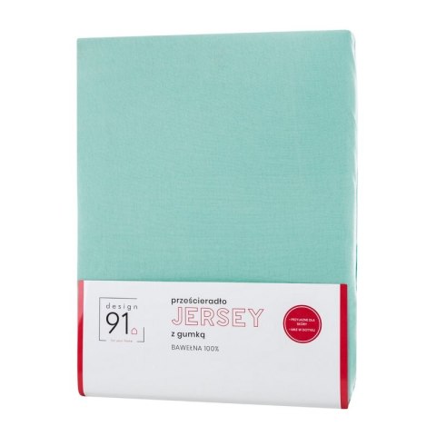 PRZEŚCIERADŁO Z GUMKĄ JERSEY D91 240 X 220 X 30 CM MIĘTOWY PRZEŚCIERADŁO Z GUMKĄ JERSEY D91 240 X 220 X 30 CM MIĘTOWY