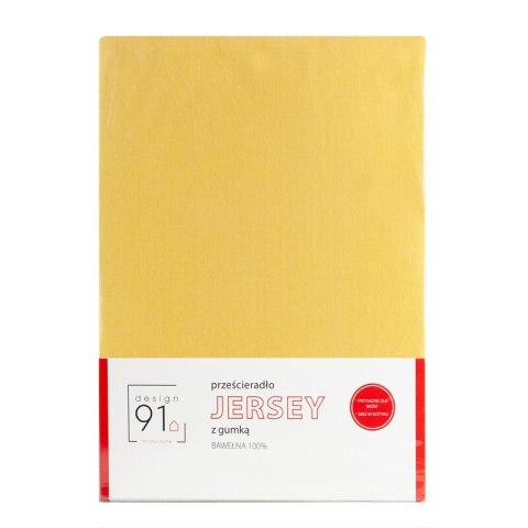 PRZEŚCIERADŁO Z GUMKĄ JERSEY D91 240 X 220 X 30 CM MUSZTARDOWY PRZEŚCIERADŁO Z GUMKĄ JERSEY D91 240 X 220 X 30 CM MUSZTARDOWY