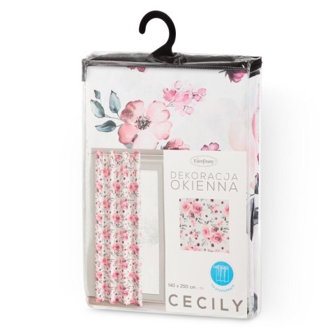 ZASŁONA GOTOWA CECILY 140 X 250 CM BIAŁY ZASŁONA GOTOWA CECILY 140 X 250 CM BIAŁY