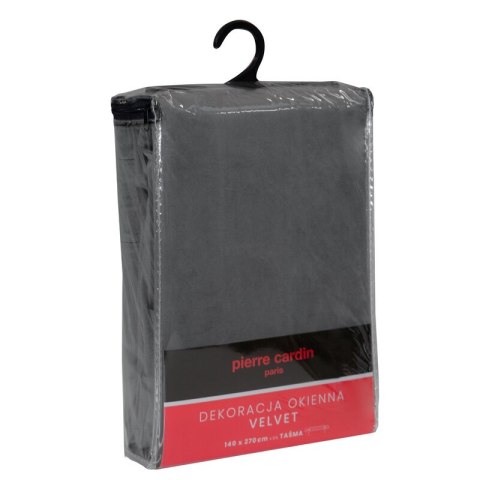 ZASŁONA GOTOWA SIBEL NA TAŚMIE 140 X 270 CM STALOWY ZASŁONA GOTOWA SIBEL NA TAŚMIE 140 X 270 CM STALOWY