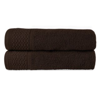 Ręcznik D Bawełna 100% Solano Ciemny Brąz (W) 70x140
