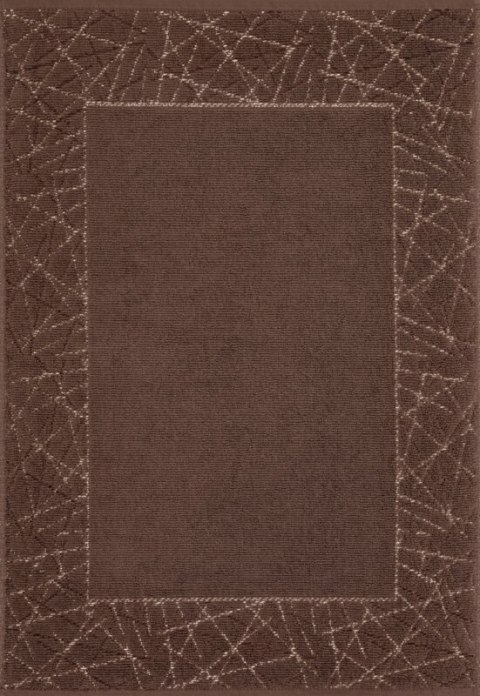 DYWANIK ŁAZIENKOWY NIKA (04) 50 X 70 CM BRĄZOWY