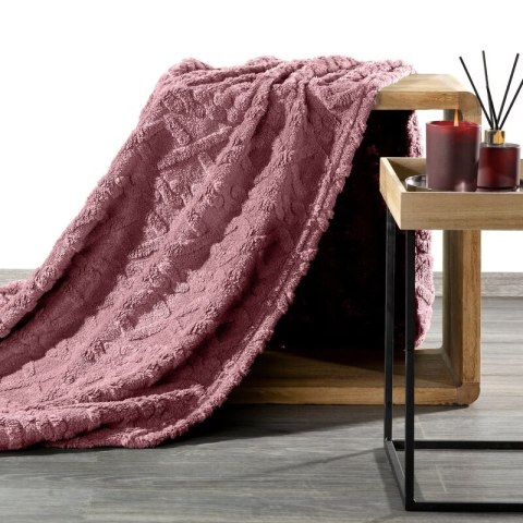KOC D91 WARKOCZ 200 X 220 CM PUDROWY RÓŻ KOC D91 WARKOCZ 200 X 220 CM PUDROWY RÓŻ